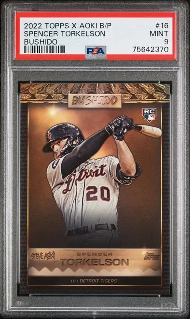 2022 Topps Spencer Torkelson X Steve Aoki Baseball Party Bushido #16 card image