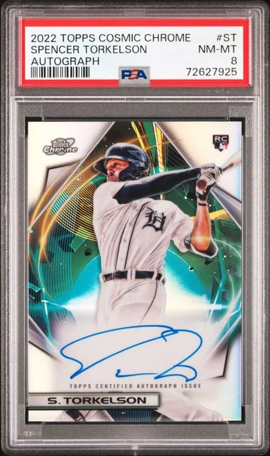 2022 Topps Spencer Torkelson Cosmic Chrome Autographs #CCA-ST card image