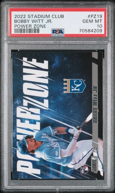 2022 Topps Stadium Club Bobby Witt Jr. Power Zone #PZ-19 card image