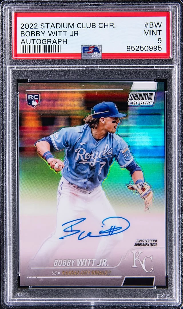 2022 Topps Stadium Club Bobby Witt Jr. Autograph #SCCUA-BW card image