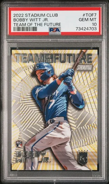 2022 Topps Stadium Club Bobby Witt Jr. Team Of The Future #Tof7 card image