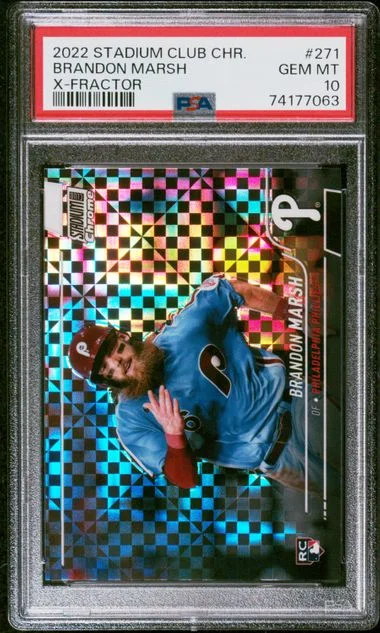 2022 Topps Stadium Club Chrome Brandon Marsh #271 card image