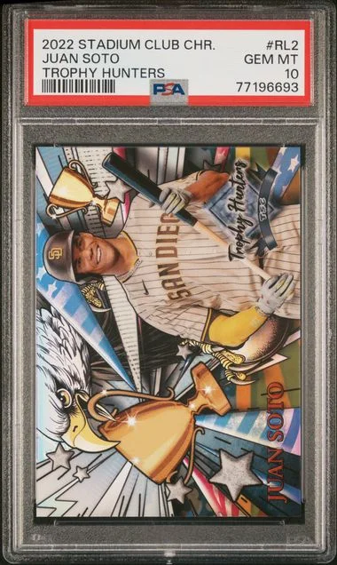 2022 Topps Stadium Club Chrome Juan Soto Trophy Hunters #RL2 card image