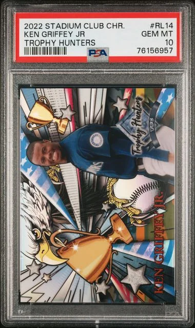 2022 Topps Stadium Club Chrome Ken Griffey Jr Trophy Hunters #RL14 card image