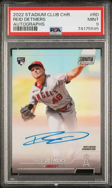 2022 Topps Stadium Club Chrome Reid Detmers Autograph #RD card image