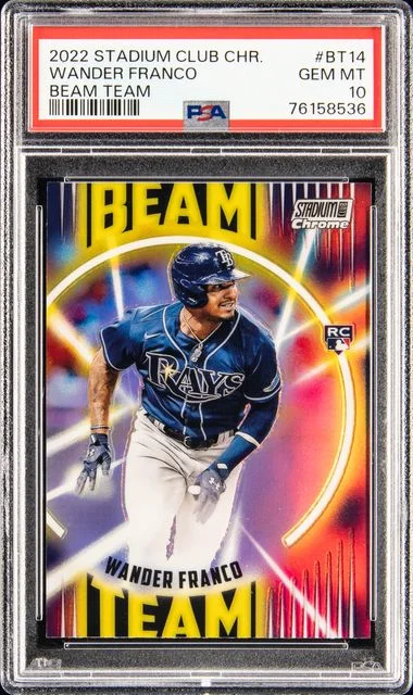 2022 Topps Stadium Club Chrome Wander Franco Beam Team #BT14 card image