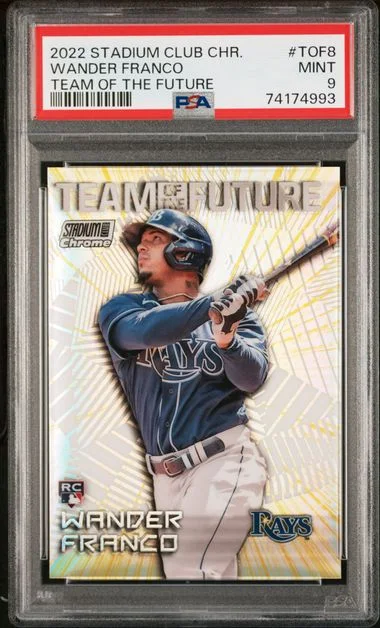 2022 Topps Stadium Club Chrome Wander Franco Team Of The Future #TOF-8 card image