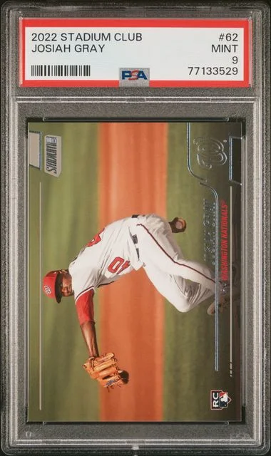 2022 Topps Stadium Club Josiah Gray #62 card image