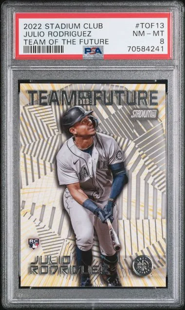 2022 Topps Stadium Club Julio Rodriguez Team Of The Future #TOF-13 card image
