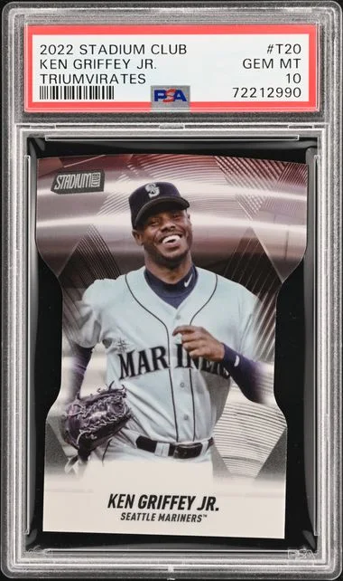2022 Topps Stadium Club Ken Griffey Jr. Triumvirates #T-20 card image