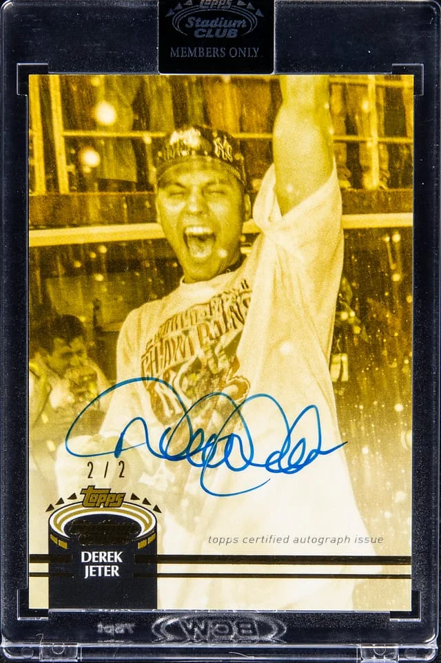 2022 Topps Stadium Club Members Only Derek Jeter Gold #CCA-5 card image