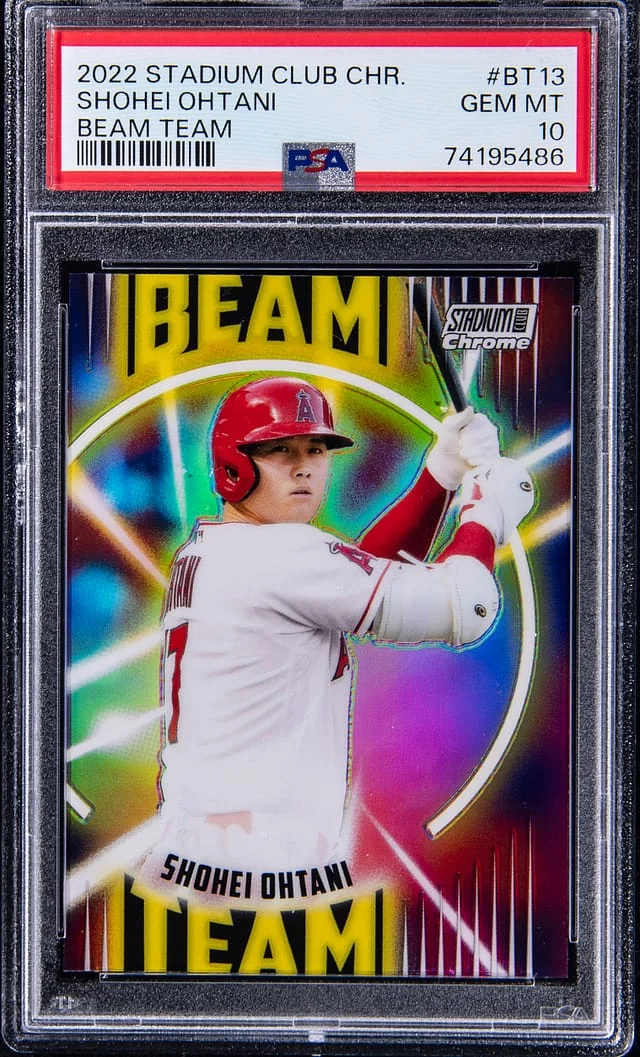 2022 Topps Stadium Club Shohei Ohtani Beam Team #BT-13 card image