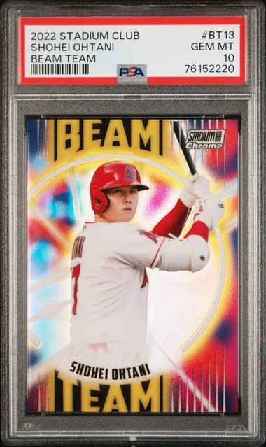 2022 Topps Stadium Club Shohei Ohtani Beam Team #BT13 card image