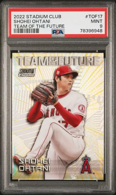 2022 Topps Stadium Club Shohei Ohtani Team Of The Future #TOF17 card image