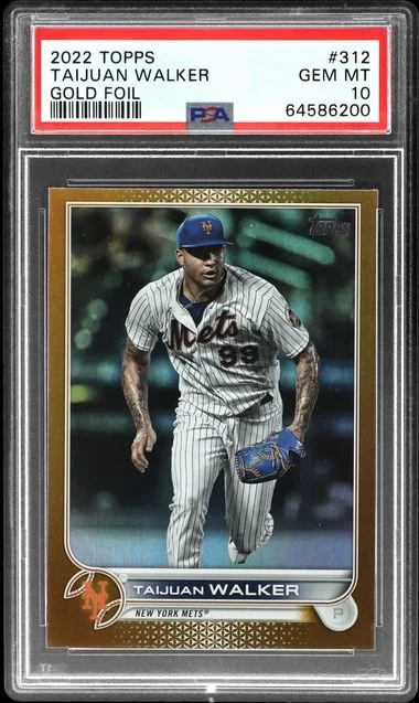 2022 Topps Taijuan Walker Gold Foil #312 card image