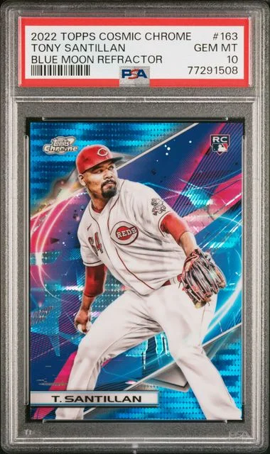 2022 Topps Tony Santillan Cosmic Chrome Refractor #163 card image