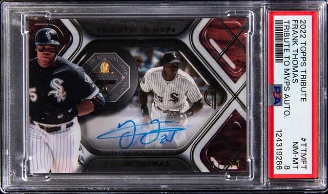 2022 Topps Tribute Frank Thomas Tribute to MVPS Autograph #TTM-FT card image
