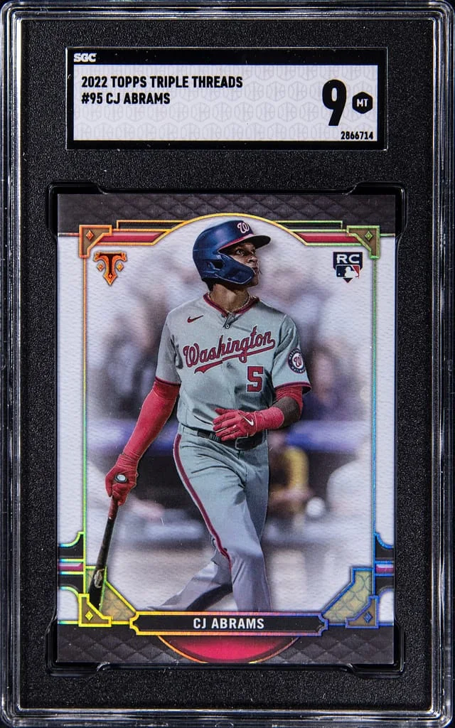 2022 Topps Triple Threads Cj Abrams Citrine #95 card image