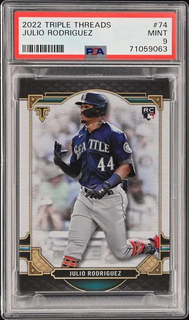 2022 Topps Triple Threads Julio Rodriguez #74 card image