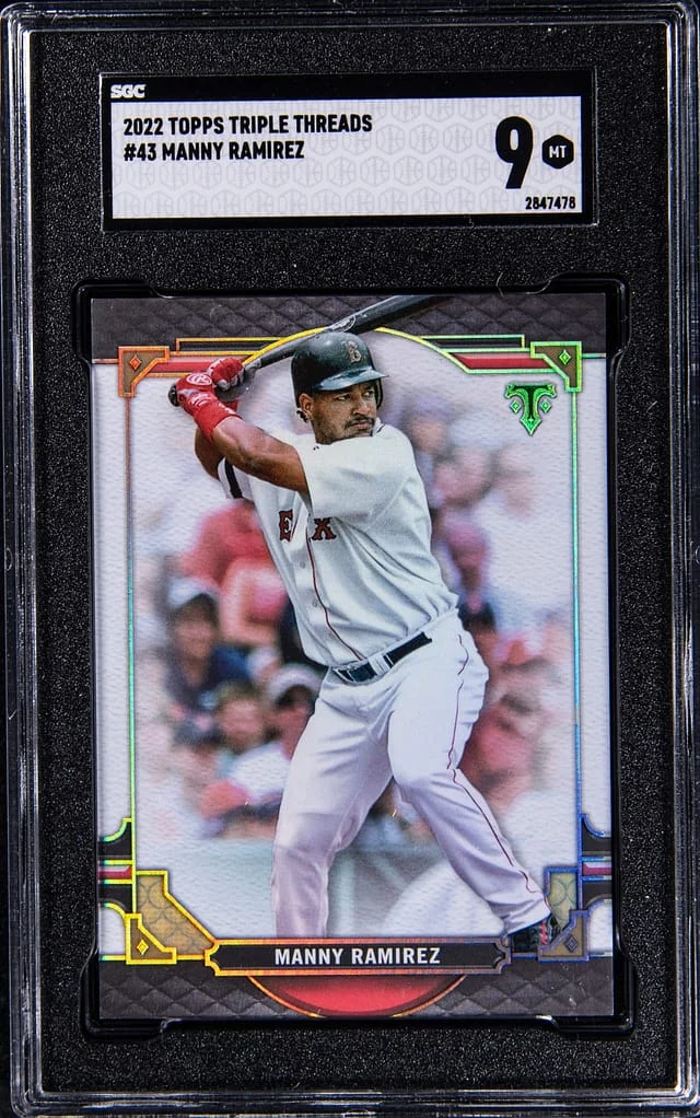 2022 Topps Triple Threads Manny Ramirez #43 card image