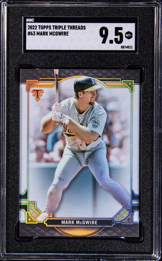 2022 Topps Triple Threads Mark McGwire #63 card image