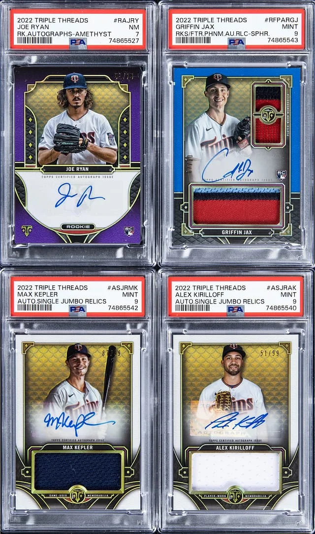2022 Topps Triple Threads Minnesota Twins #no-number card image
