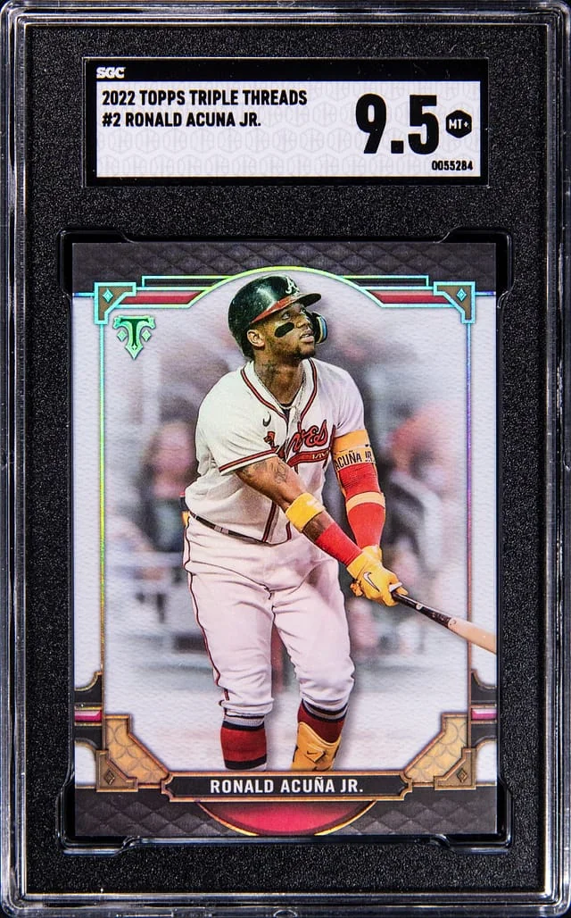 2022 Topps Triple Threads Ronald Acuna Jr. #2 card image
