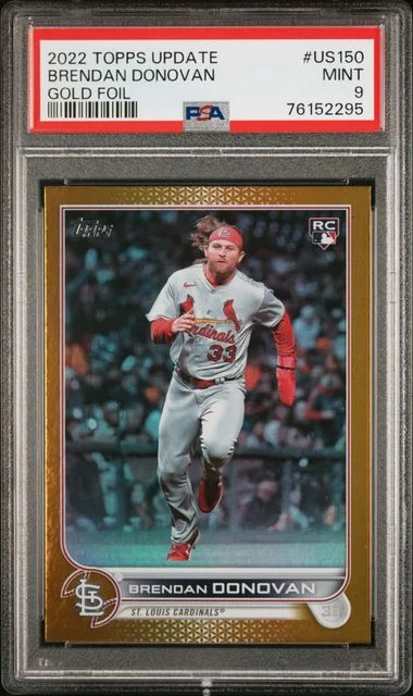 2022 Topps Update Brendan Donovan Gold Foil #US150 card image