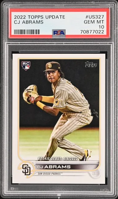 2022 Topps Update CJ Abrams #US327 card image