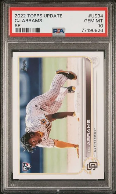 2022 Topps Update CJ Abrams SSP #US34 card image