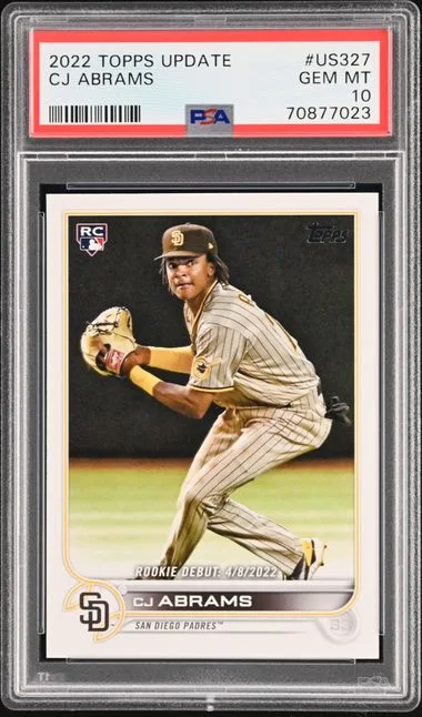 2022 Topps Update CJ Abrams #UX327 card image