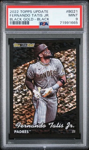 2022 Topps Update Fernando Tatis Jr. Black Gold Black #Bg21 card image