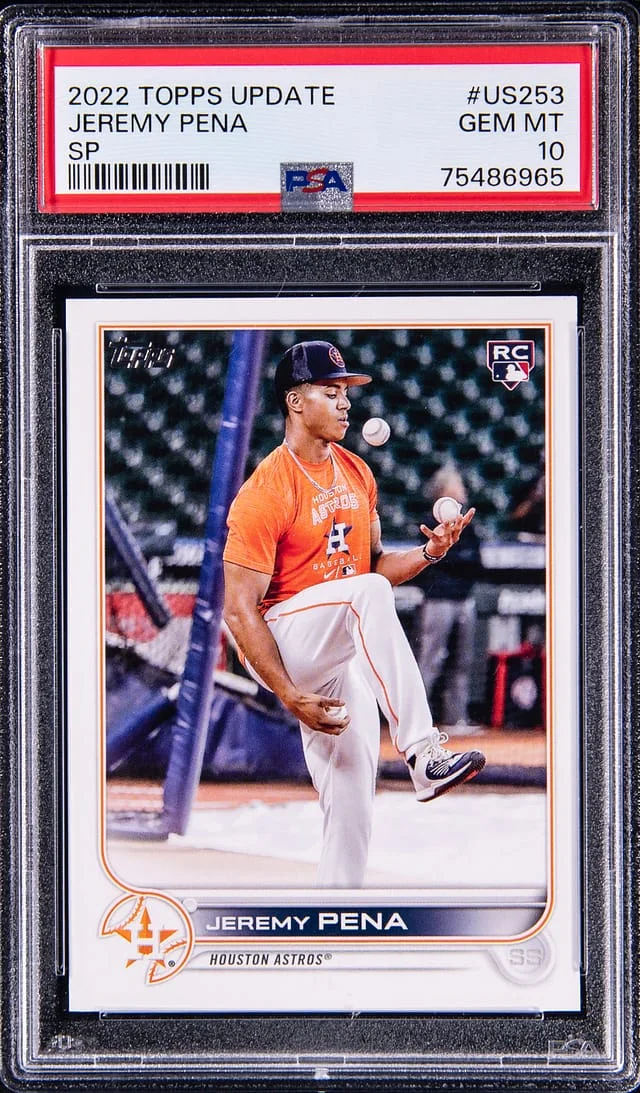 2022 Topps Update Jeremy Pena Green Foil #US253 card image
