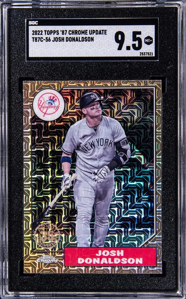2022 Topps Update Josh Donaldson 87 Chrome Update #T87C-56 card image