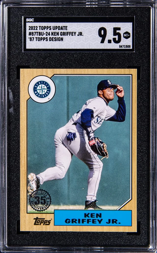 2022 Topps Update Ken Griffey Jr 87 Topps Design #87TBU-24 card image