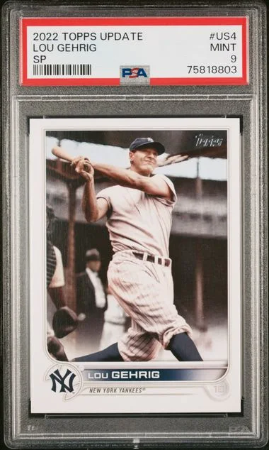 2022 Topps Update Lou Gehrig SP #US4 card image