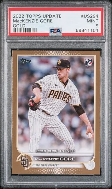 2022 Topps Update MacKenzie Gore Gold #US294 card image