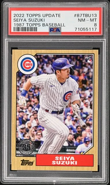2022 Topps Update Seiya Suzuki 1987 Topps Baseball #87TBU-13 card image