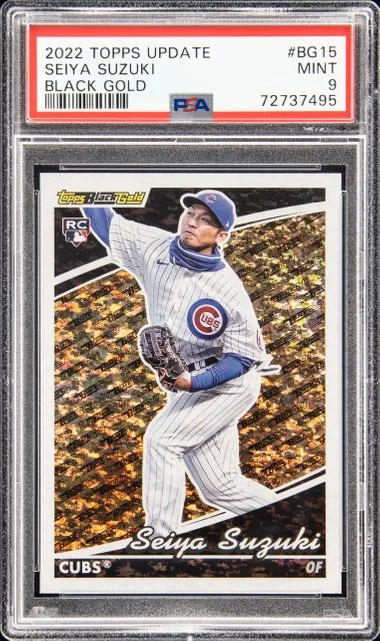 2022 Topps Update Seiya Suzuki Black Gold #BG-15 card image
