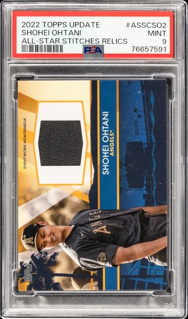 2022 Topps Update Shohei Ohtani All-Star Stitches Relics #Asscso2 card image