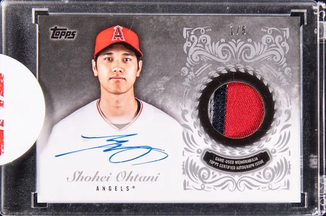 2022 Topps Update Shohei Ohtani Reverence Autograph Patch #TRAP-SO card image