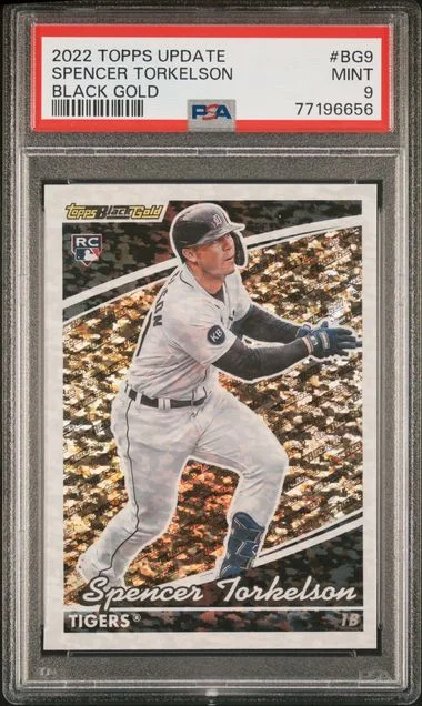 2022 Topps Update Spencer Torkelson Black Gold #BG9 card image