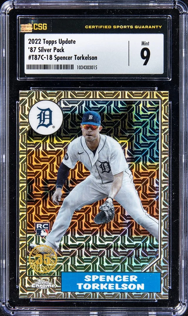 2022 Topps Update Spencer Torkelson 1987 Silver Pack #T87C-18 card image