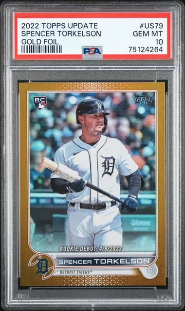2022 Topps Update Spencer Torkelson Gold #US79 card image