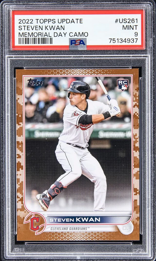 2022 Topps Update Steven Kwan #US261 card image