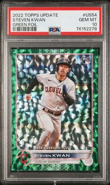 2022 Topps Update Steven Kwan #US54 card image