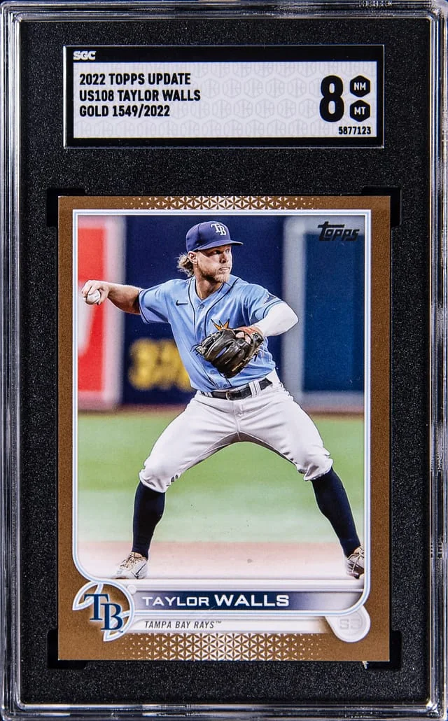 2022 Topps Update Taylor Walls Gold #US108 card image