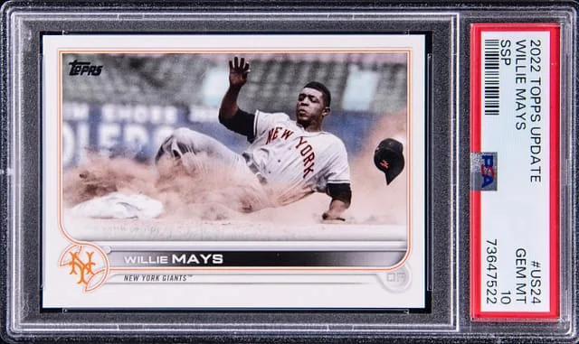 2022 Topps Update Willie Mays Ssp #US24 card image