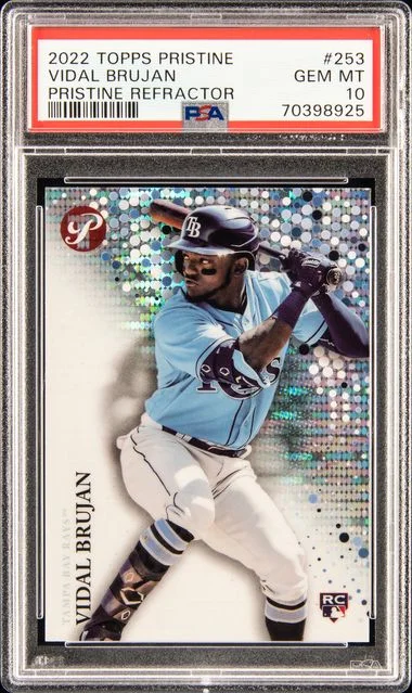 2022 Topps Vidal Brujan Pristine Pristine Refractor #253 card image
