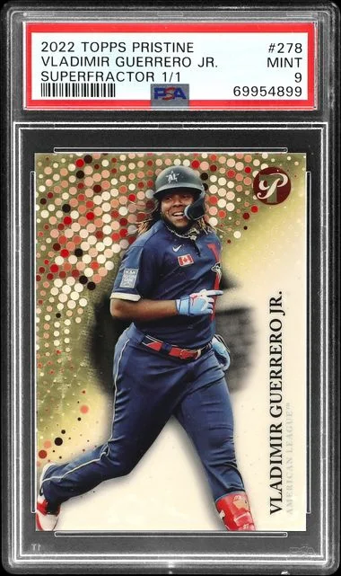 2022 Topps Vladimir Guerrero Jr. Pristine SuperFractor #278 card image